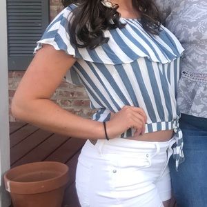 American Eagle striped top